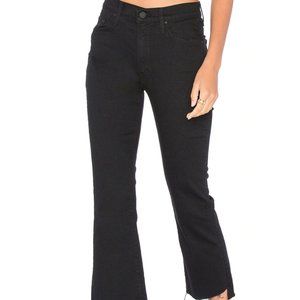 Mother Denim Insider Crop Step-Fray in "Not Guilty"